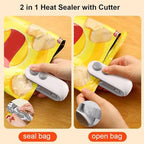 2-in-1 Rechargeable Mini Sealing Machine (IMPORTED)