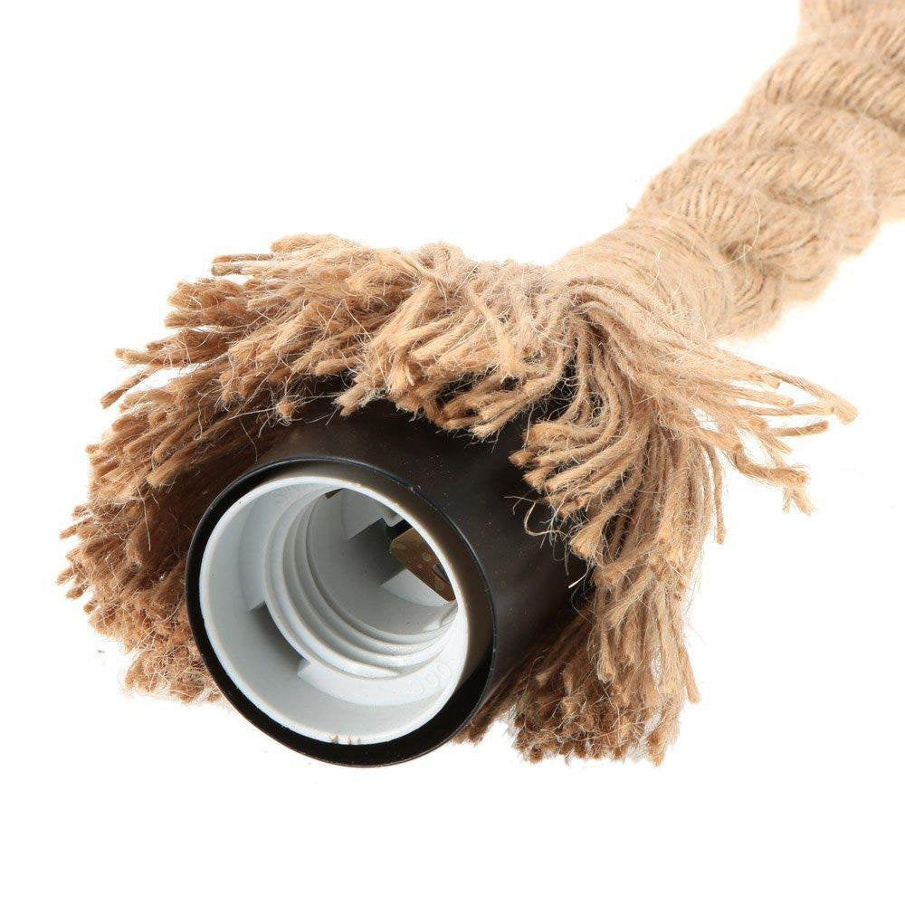 DIY Rope Light with Retro Bulb