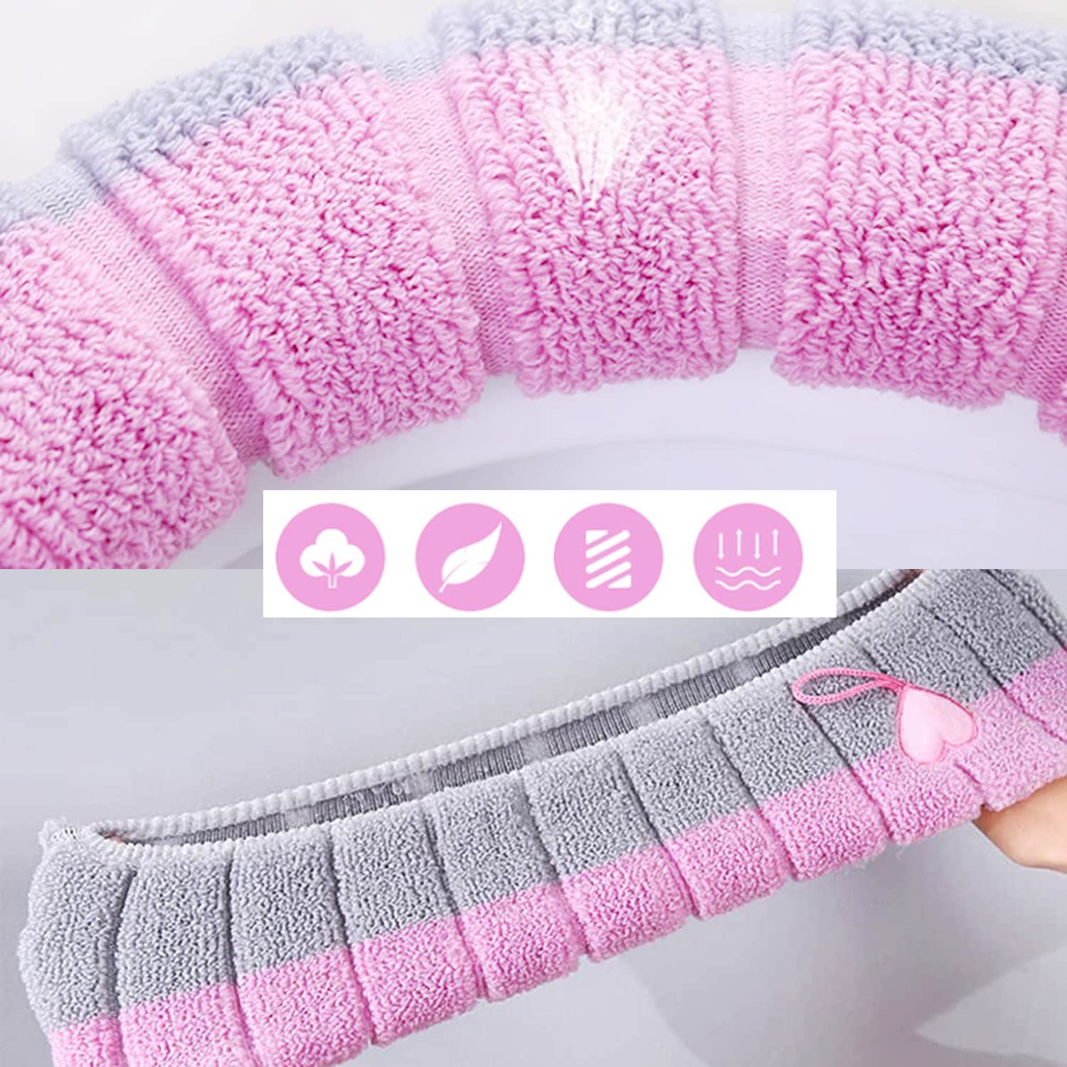 Winter Soft Warm Fiber Toilet Seat Cover - (Buy Any, Get 1 FREE)