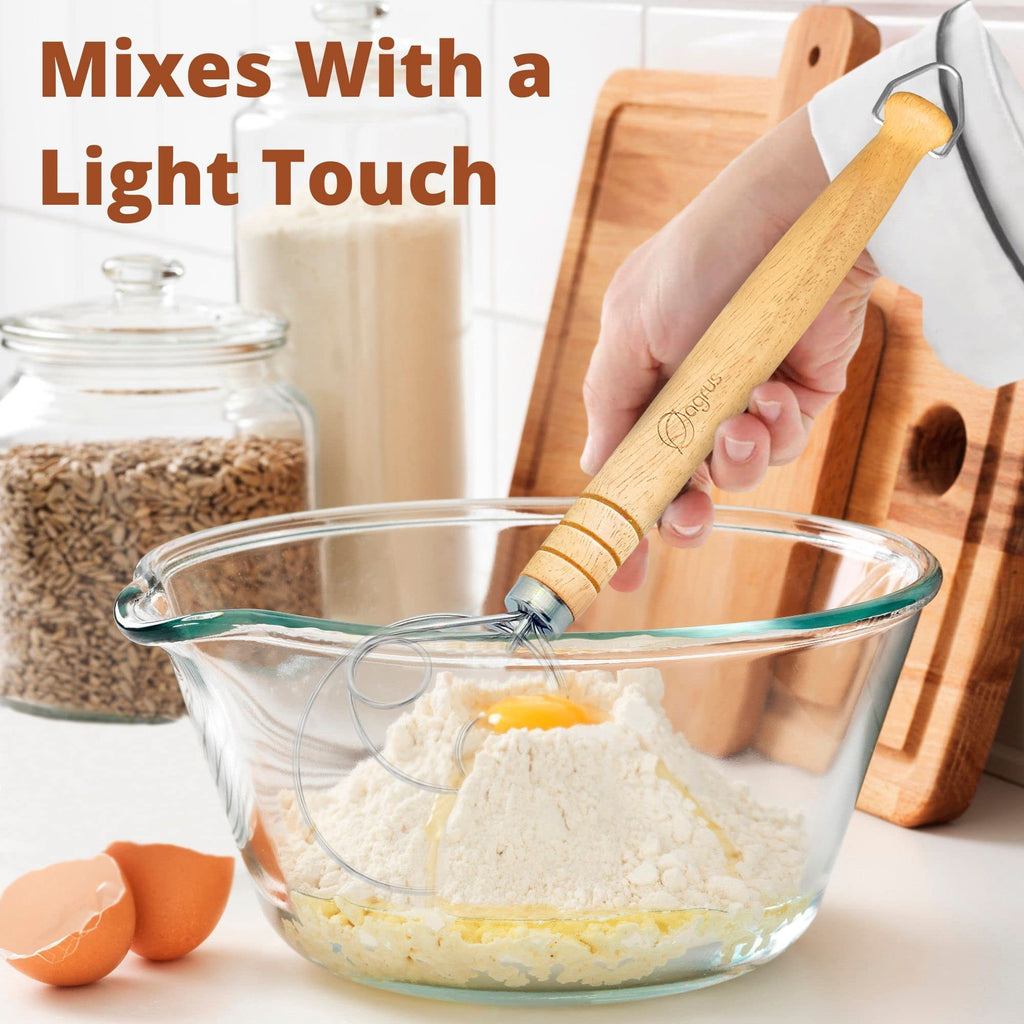 Flour Whisk Hook for Bakers - Pastry and Bread Making Tools