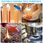 Electric Arc Lighter USB Rechargeable C-Type with 360° Flexible Neck