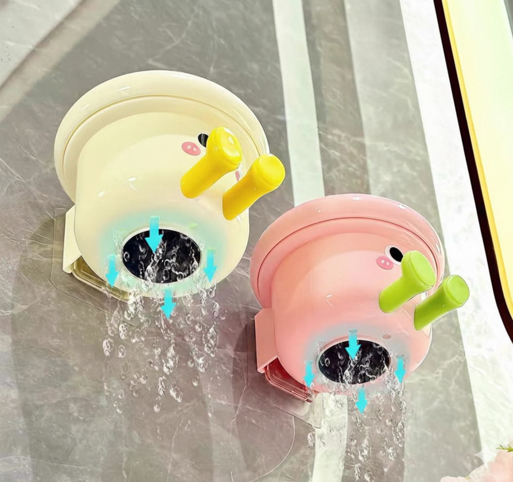 Magnetic Upside Down Toothbrush Cup Holder For Kids