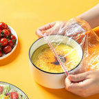 100Pcs Transparent Reusable Elastic Food Storage Covers, Kitchen wrap, Food covers