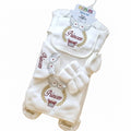 Newborn Baby Starter Set – 11 Pieces | Cozy Winter Wear | Princess Print