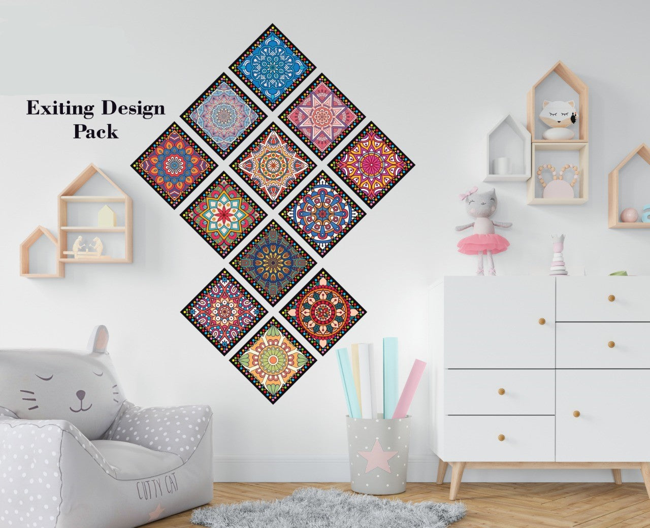 Home Decor Stickers (Pack of 100)