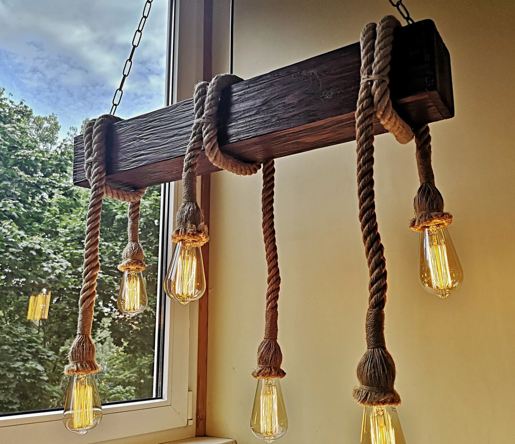 DIY Rope Light with Retro Bulb
